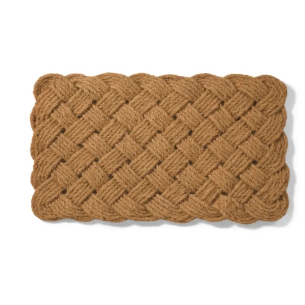 Soho Living Outdoor Rug Natural Handwoven Knotted Rope Doormat 18X30in